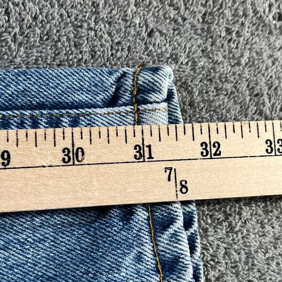 Vintage Levi's 912 Jeans Womens 9 Long Medium Wash Denim Slim Fit Tapered 90s - Picture 9 of 13